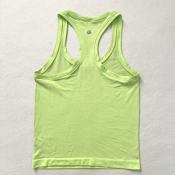 Lululemon Women Swiftly Tech Racerback Tank Top 2.0 Race Length Neo Mint Lime 2 - Picture 6 of 6